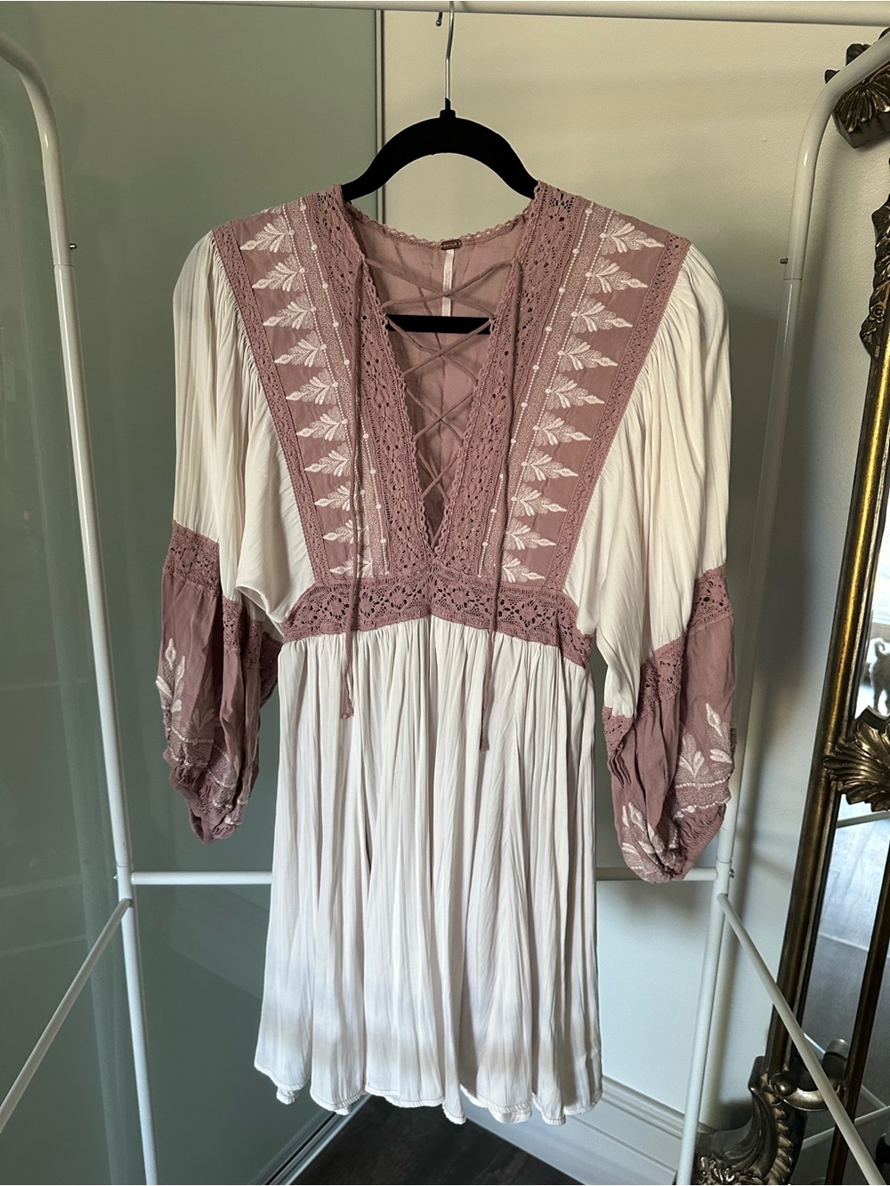 FREE PEOPLE Turn Heads Mini Dress XS